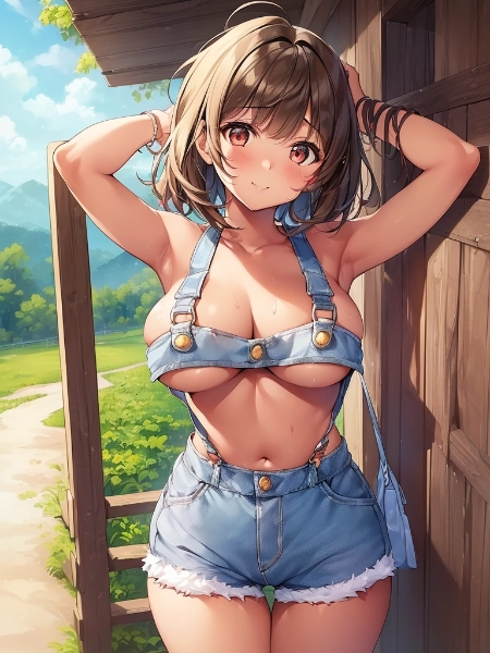 日焼け肌を見てほしい子4