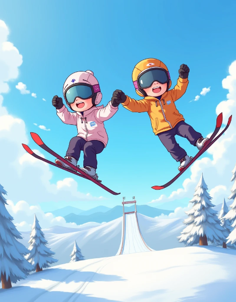 スキージャンプ・ペア