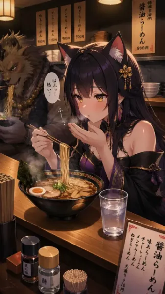 猫舌とラーメン
