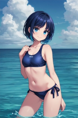 水着少女①