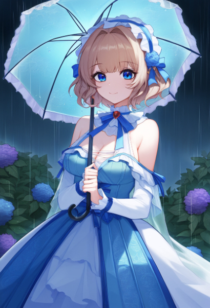 雨と紫陽花