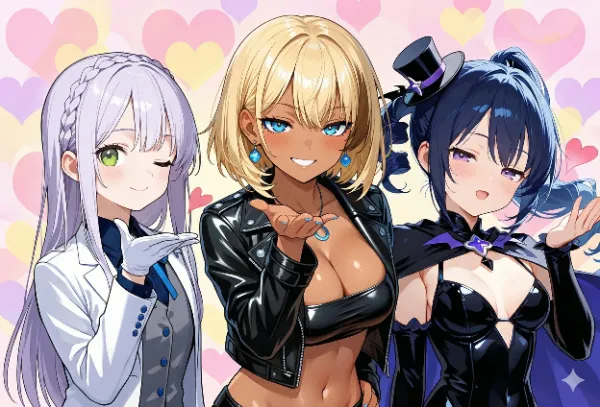 【投げキッス】ハンサムガールズ集合！