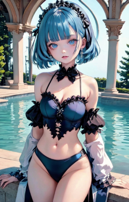 素敵な青髪さん