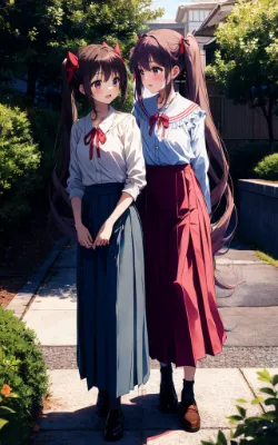 ロングスカート少女 ＃21