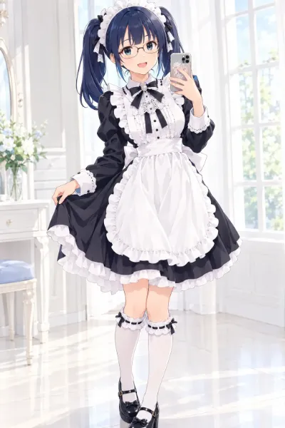 メイドの自撮り
