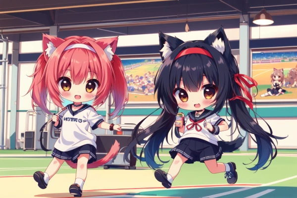 ツインテバニーメイド先生のプロンプトドリル＃２