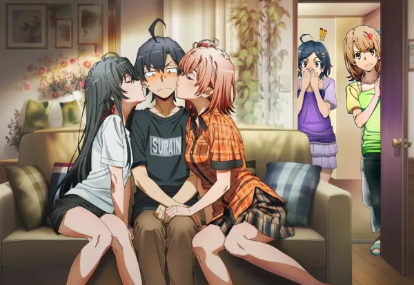 3人でキスしていたら小町といろはに見られてしまった！