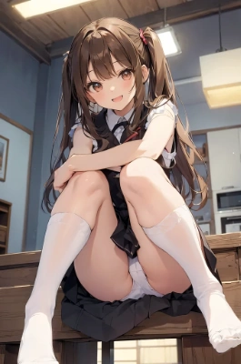 ツインテールの子