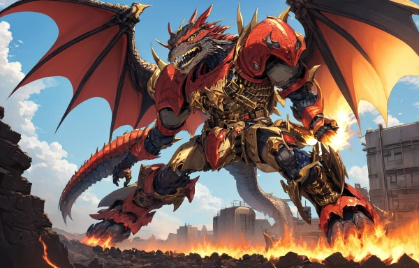 Great sky demon dragon