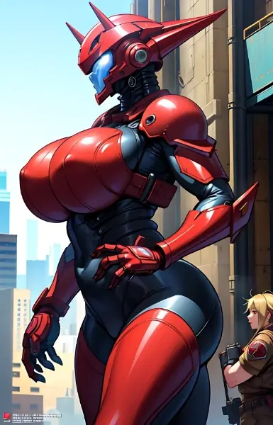 ふっくらアーマードガールさん、マスク版。