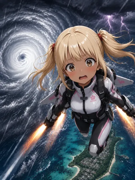台風接近！？
