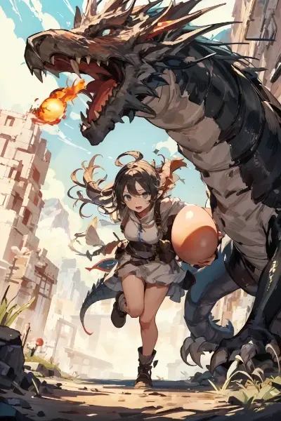 やば、逃げろー！