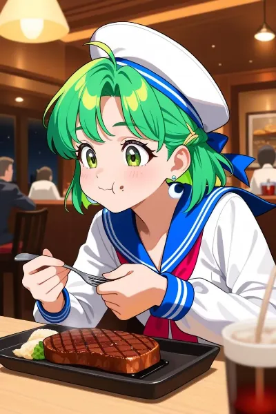ステーキ美味しい♫