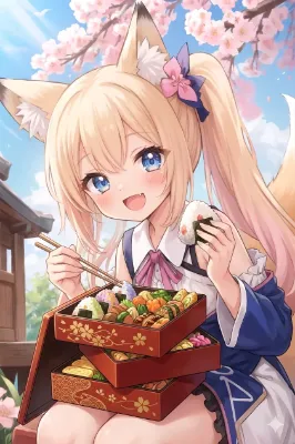 お手製お花見弁当