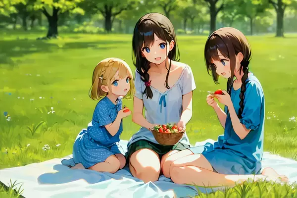 三人寄れば苺が美味しい