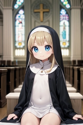 かわいい修道女