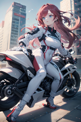 バイクと彼女