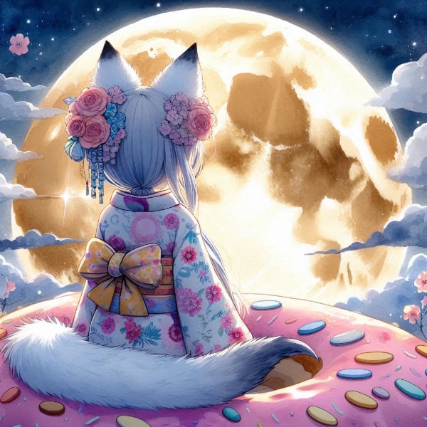 🌕と🦊と🍩