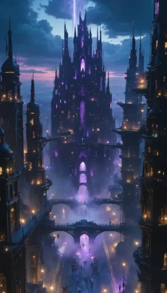 紫の塔に秘められた闇の秘密