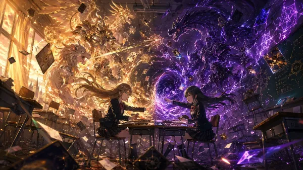 光と闇のカードデュエル