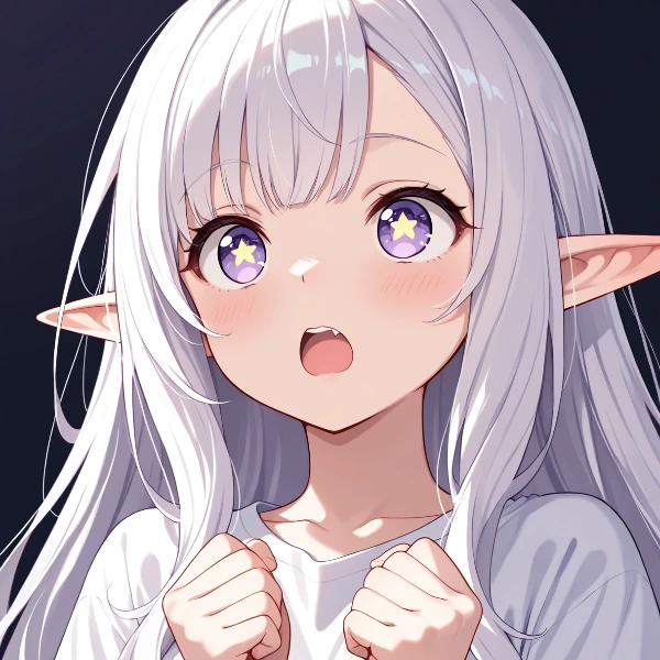 目が　キラ⭐キラ