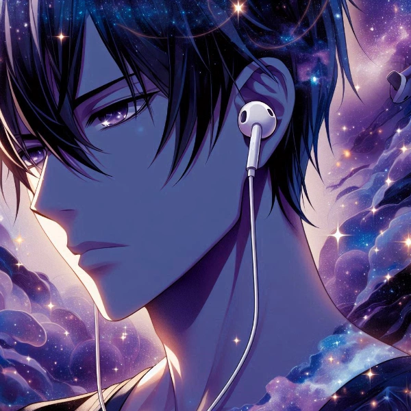 イヤホンと、黒髪短髪男性★その1(22枚)