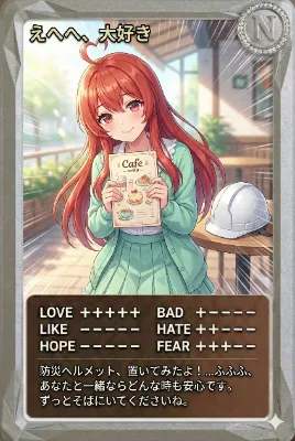 朝かーど「えへへ、き」大好