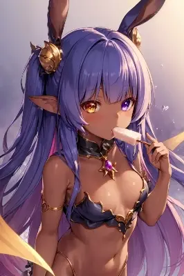 これがアイス…冷たくて美味しい…