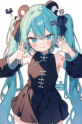 チャイナ服初音ミク🐼