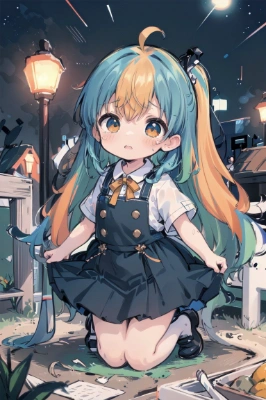 雨の中のお嬢さん