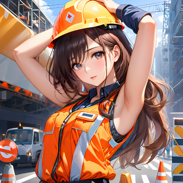 ワキ道に誘導しま～す🚧