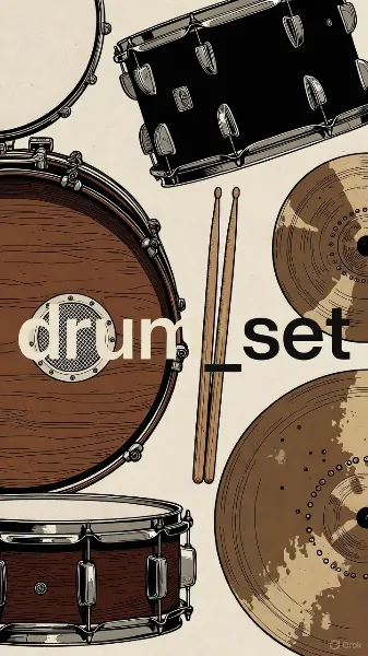 ドラムセット(ロゴ)