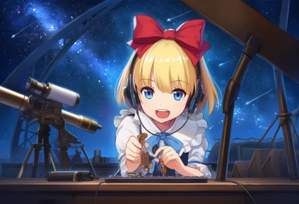 宇宙からの声を聞いてやる