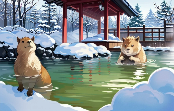 いい湯だな、キュルルン♪