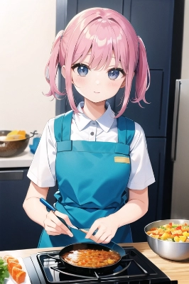 「私が考案した新しい魚の塩焼きよ！」
