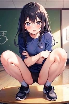 教室でしゃがんだら