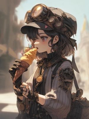 🦋Cute Little girl (Steampunk)🦋