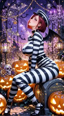 ハロウィンポストカード風