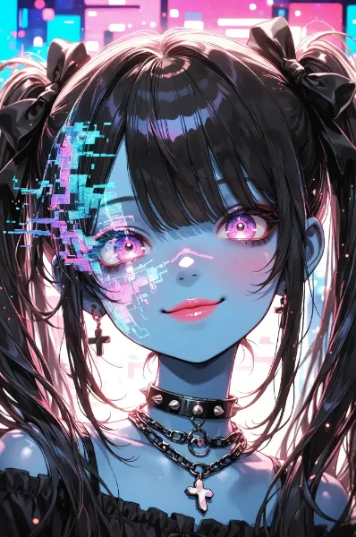 グリッチアート調整中