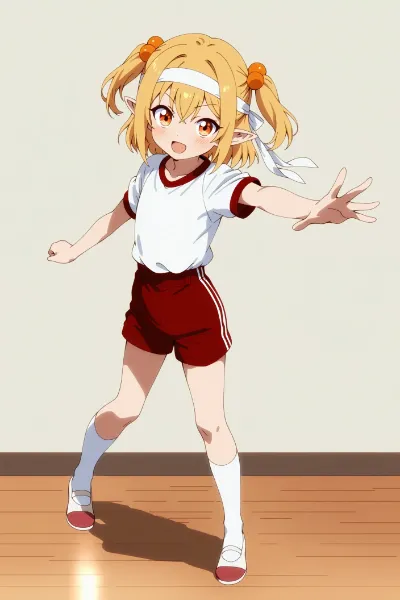 元気エルフの朝のエクササイズ