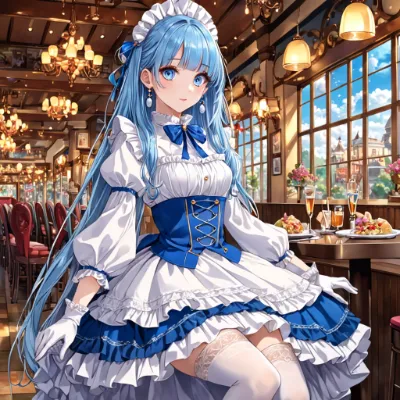 お昼のレストラン