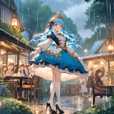 夕方の街