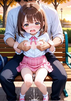 誰もいない時間にパンツ見られちゃった