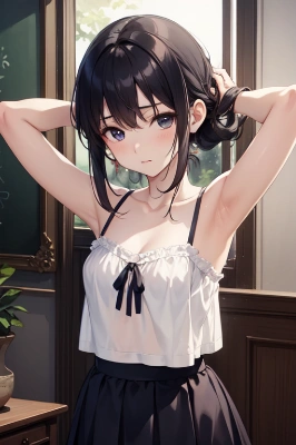 少し伸びた髪