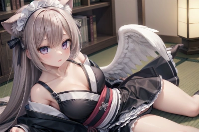 けも耳天使なメイドさん