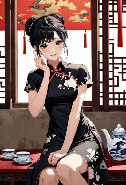 チャイナドレスに誘われて