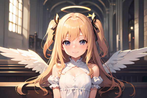 angel smile