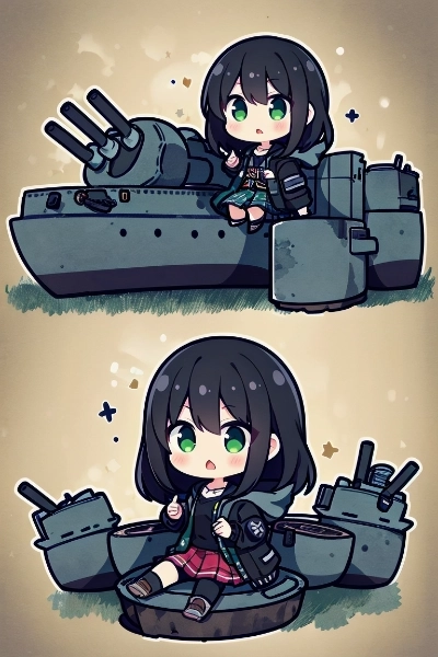 旧式戦艦 丸日(まるひ)&防空駆逐艦 石秋(いしあき)