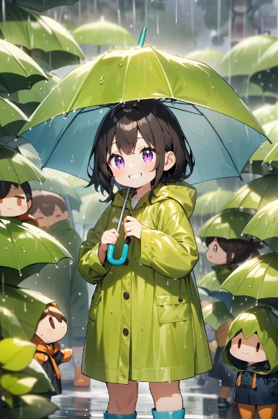 雨の日もたのしい