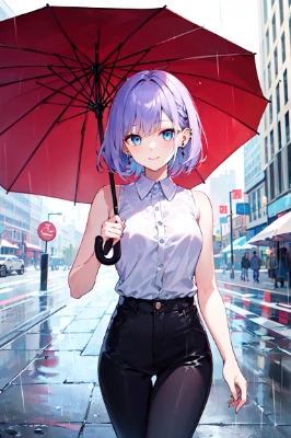 「おはよう！　雨止まなかったね」